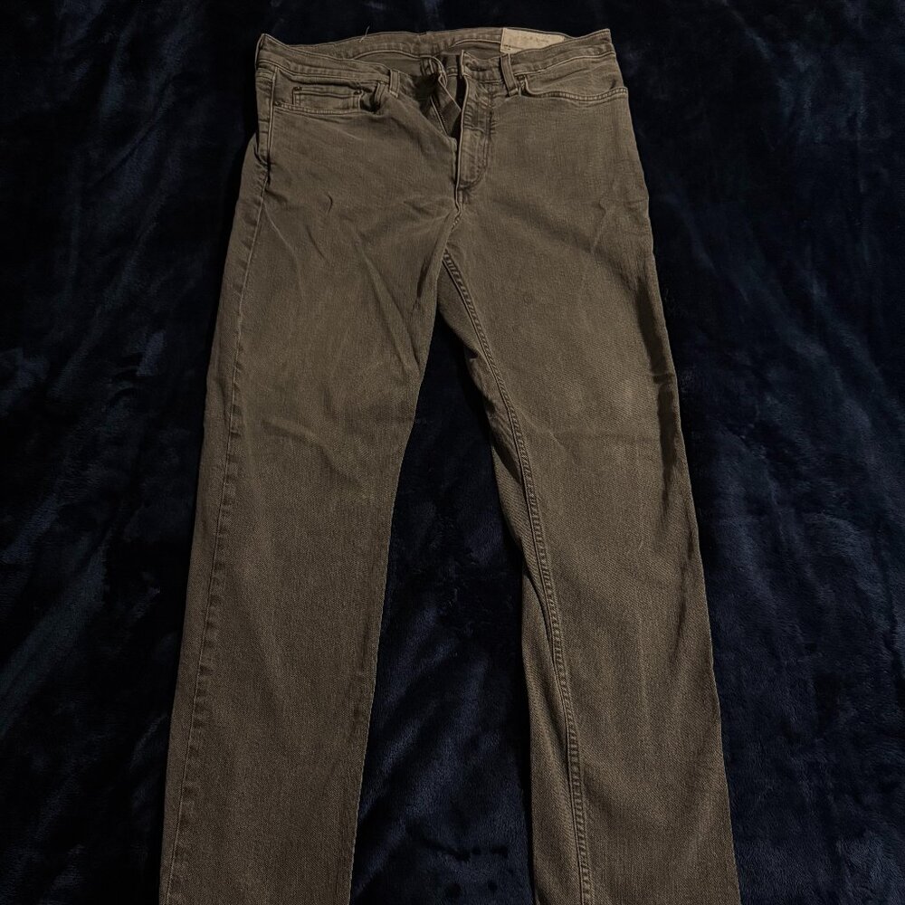 Rag & Bone Grey Slim Fit Jeans